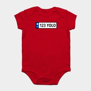 123 YOLO Baby Bodysuit